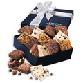 Gourmet Brownie Assortment in Navy Gift Box